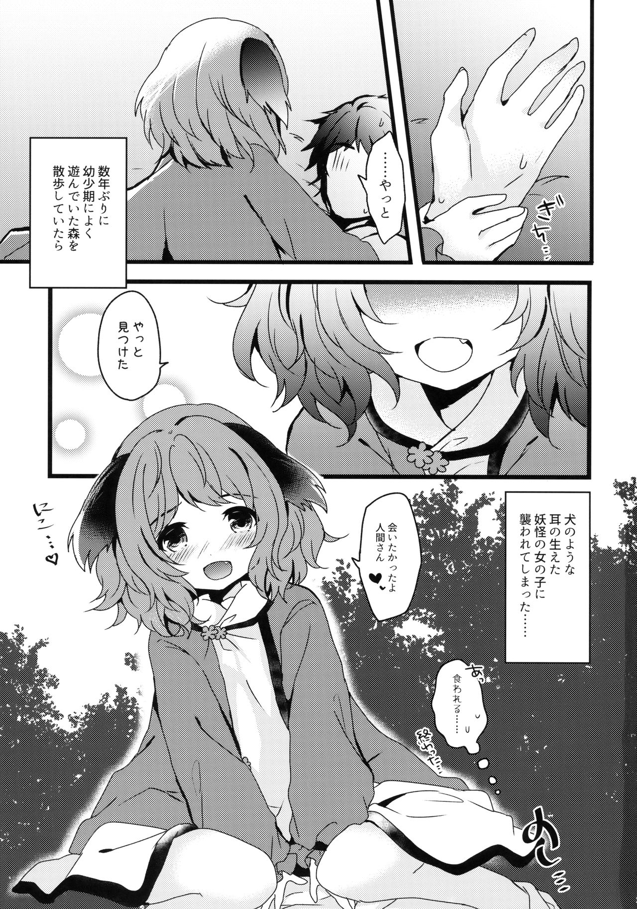 (秋季例大祭5) [もふもふ茶屋 (うぐいす餅)] やまびこが恋したにんげんさん (東方Project)