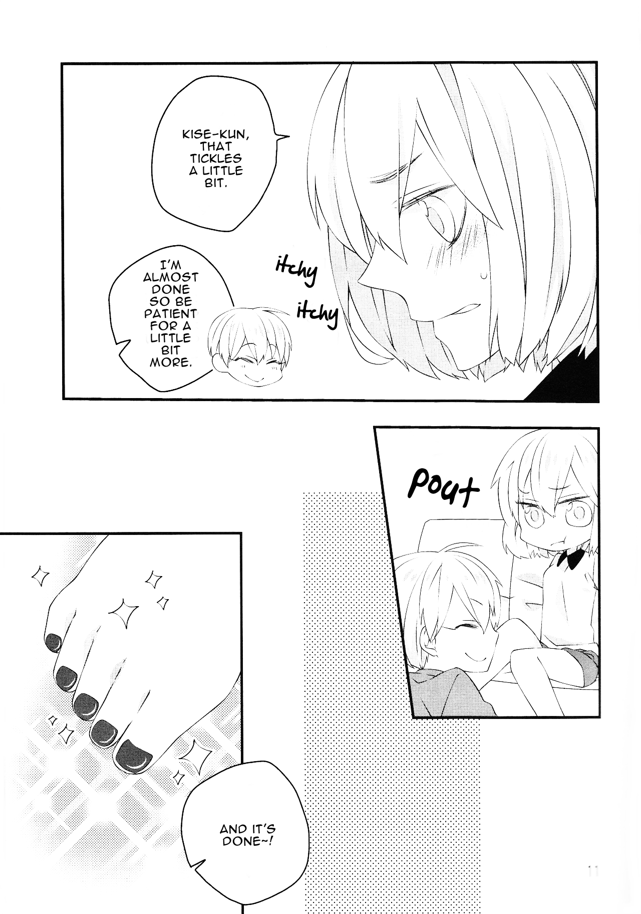 (CC東京134) [Dolce (一夜)] Pedicure Time (黒子のバスケ) [英訳]