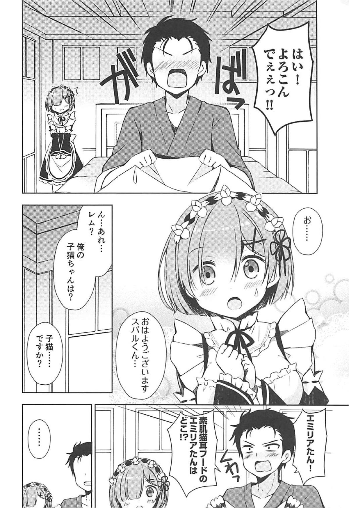 (C93) [moriQ (森あいり)] レムにゃんとにゃんにゃんする? (Re:ゼロから始める異世界生活)