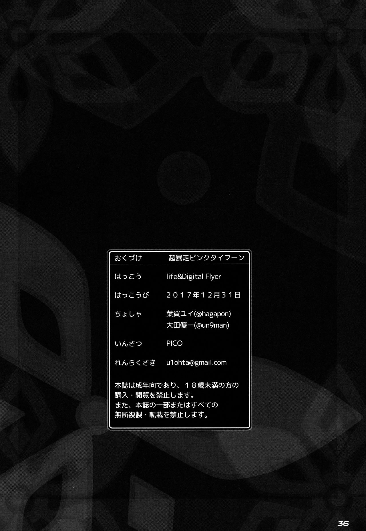 (C93) [Digital Flyer、life (大田優一、葉賀ユイ)] 超暴走ピンクタイフーン (ドラゴンクエストXI) 「英訳」