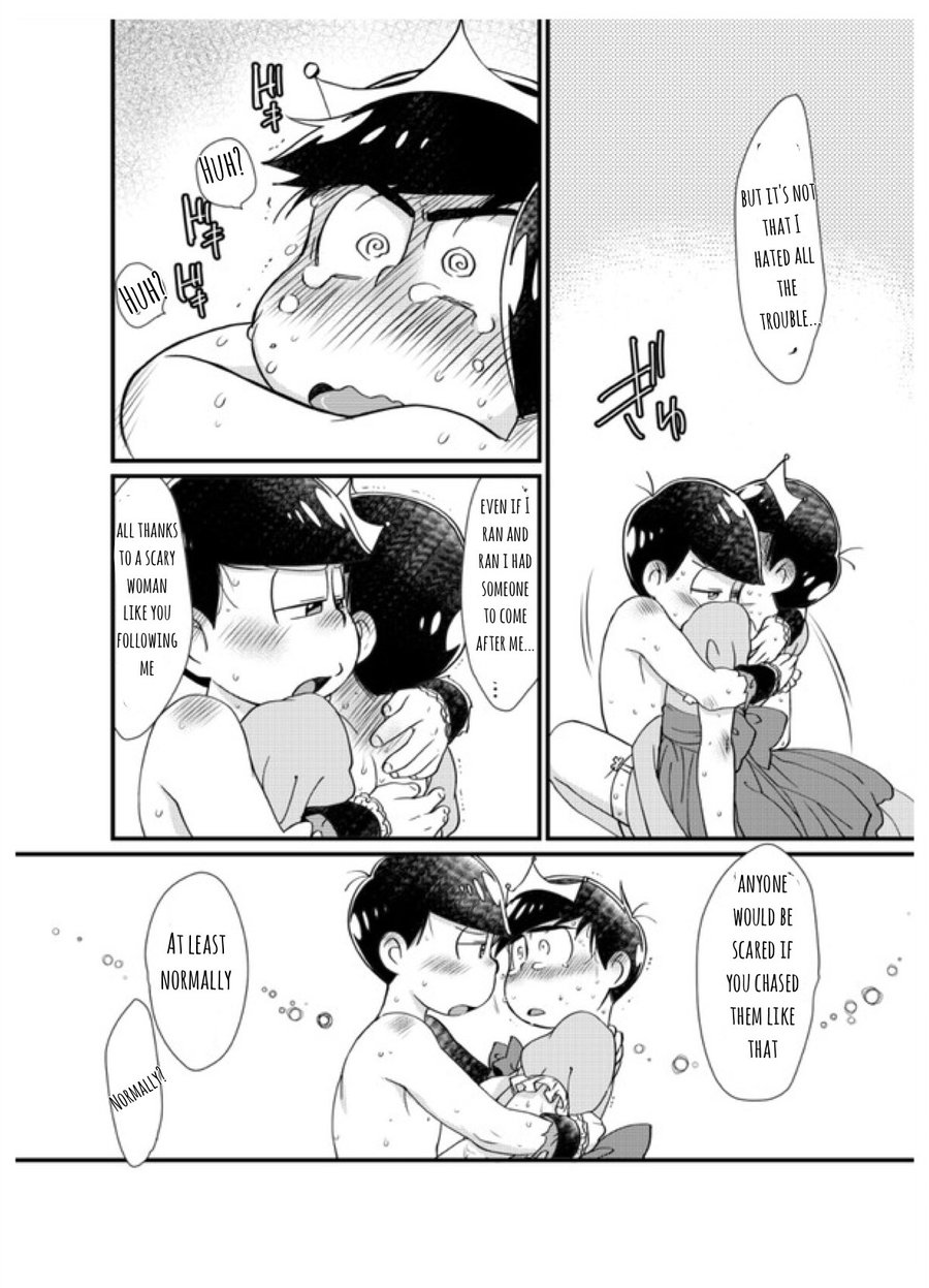 (オソろいの恋だカラ2) [松Cha。 (まっちゃ)] 王子様!超逃げて! (おそ松さん) [英訳]