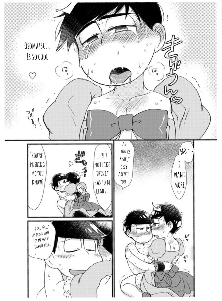 (オソろいの恋だカラ2) [松Cha。 (まっちゃ)] 王子様!超逃げて! (おそ松さん) [英訳]