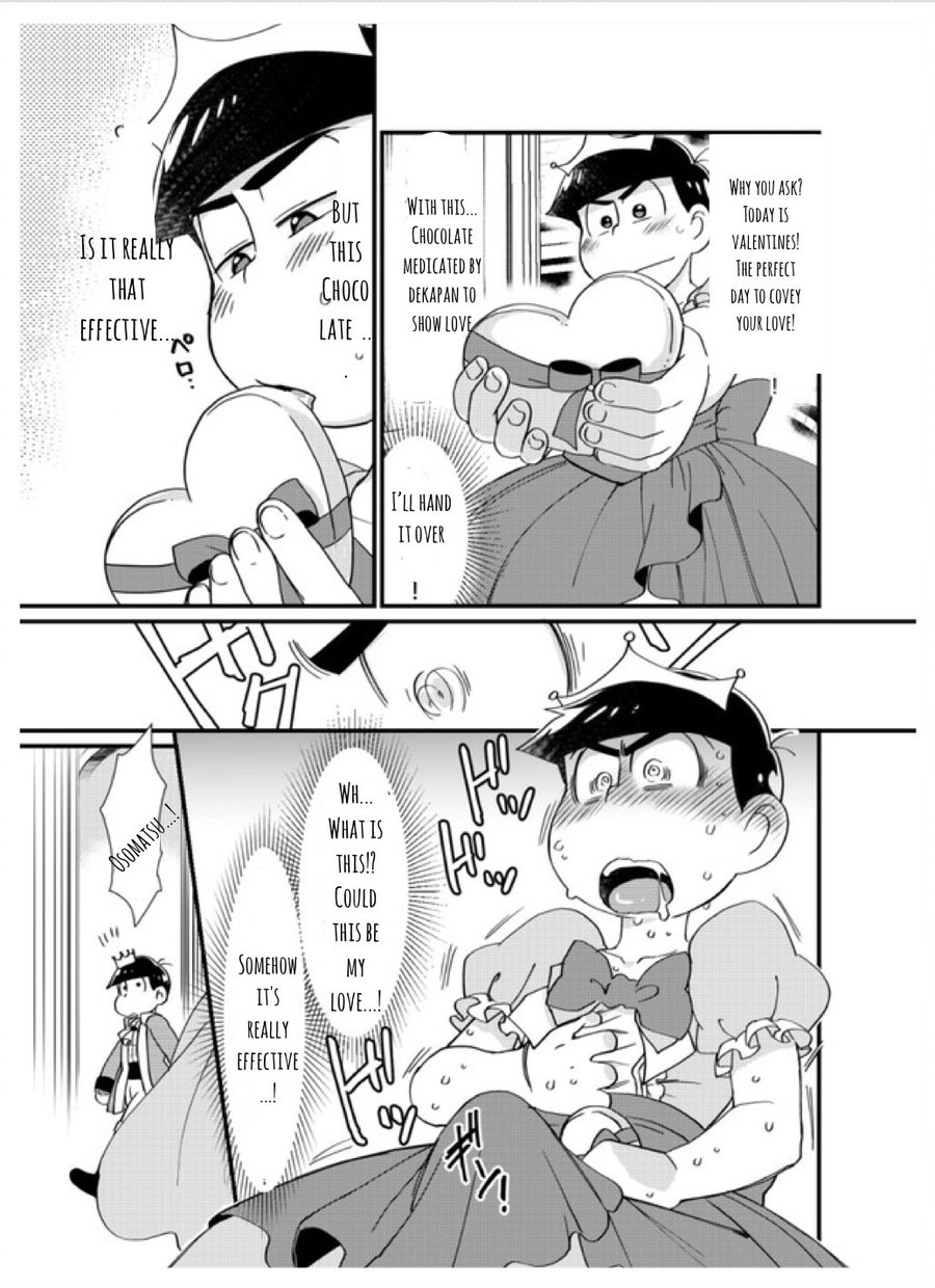 (オソろいの恋だカラ2) [松Cha。 (まっちゃ)] 王子様!超逃げて! (おそ松さん) [英訳]