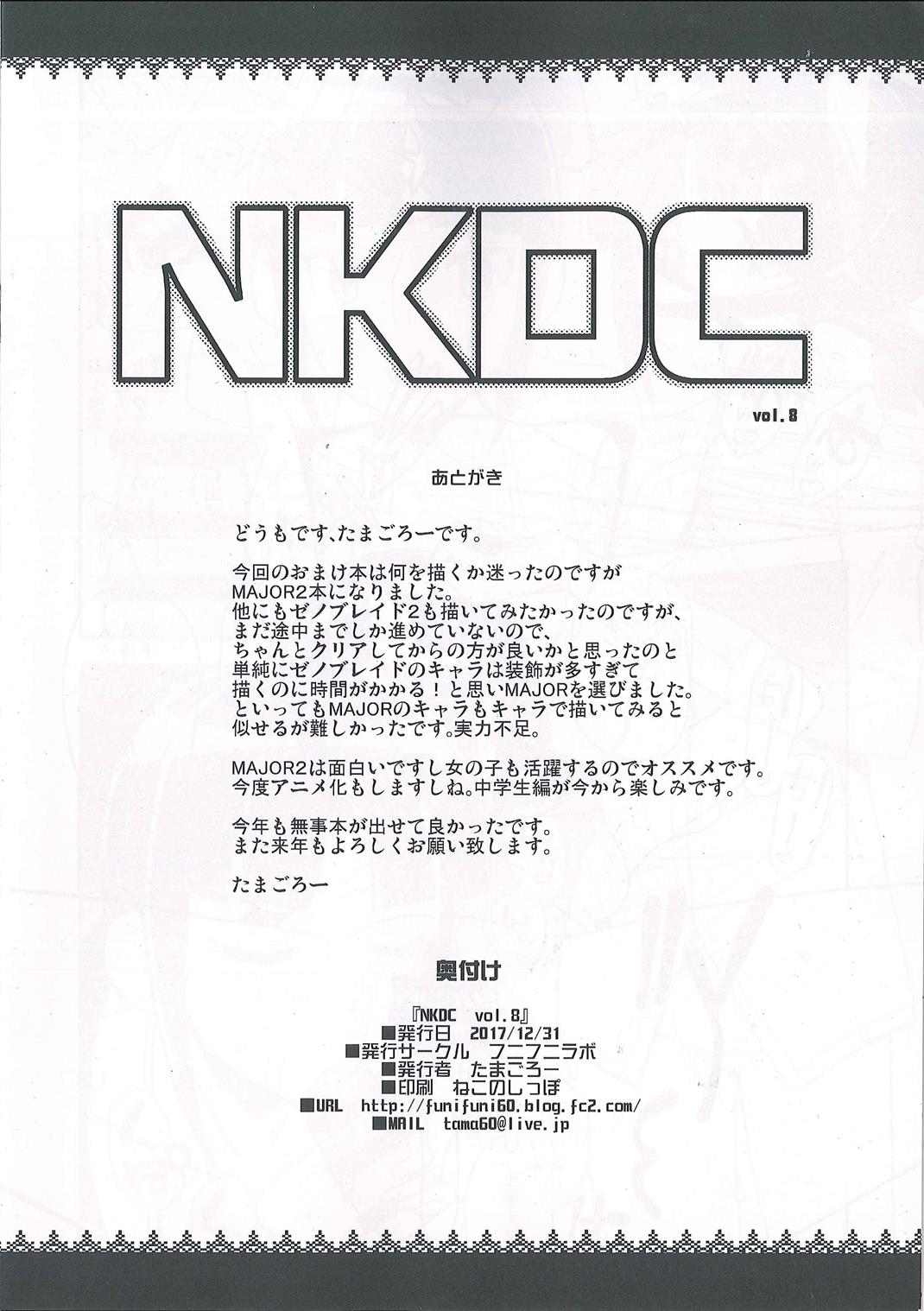 (C93) [フニフニラボ (たまごろー)] NKDC vol.8 (メジャー2nd)