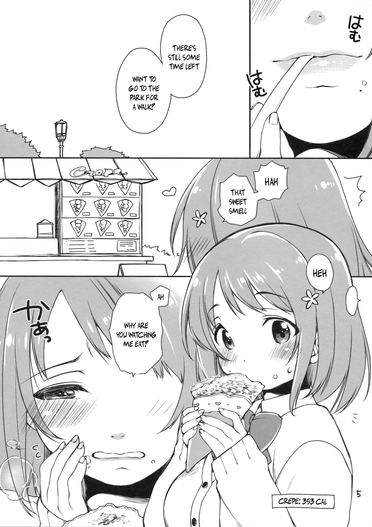 (こみトレ21) [L.L.MILK (すめらぎ琥珀)] 三村かな子はよく食べる (アイドルマスター シンデレラガールズ) [英訳] [無修正]