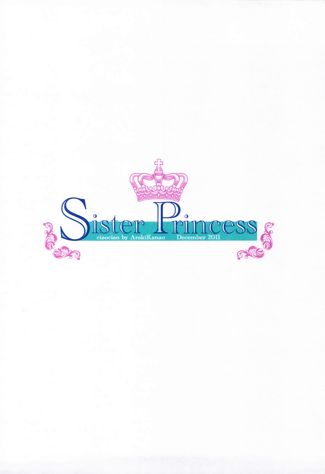 (C81) [ciaociao (あらきかなお)] SISTER PRINCESS (ハンター×ハンター) [英訳]