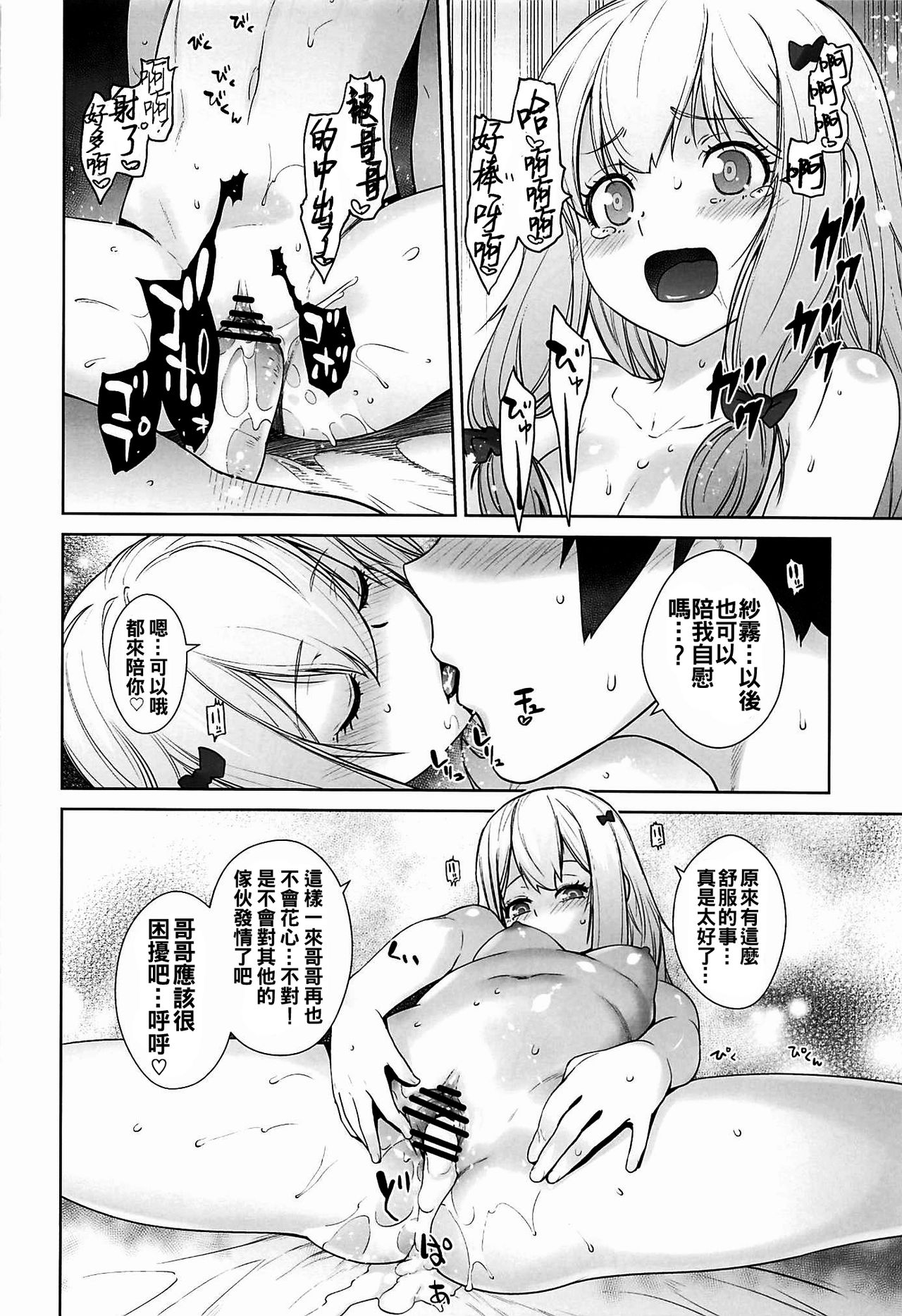 [紅茶屋 (大塚子虎)] マサムネが妹にオナニーしていいよと言われたので… (エロマンガ先生、ニーア オートマタ) [中国翻訳]