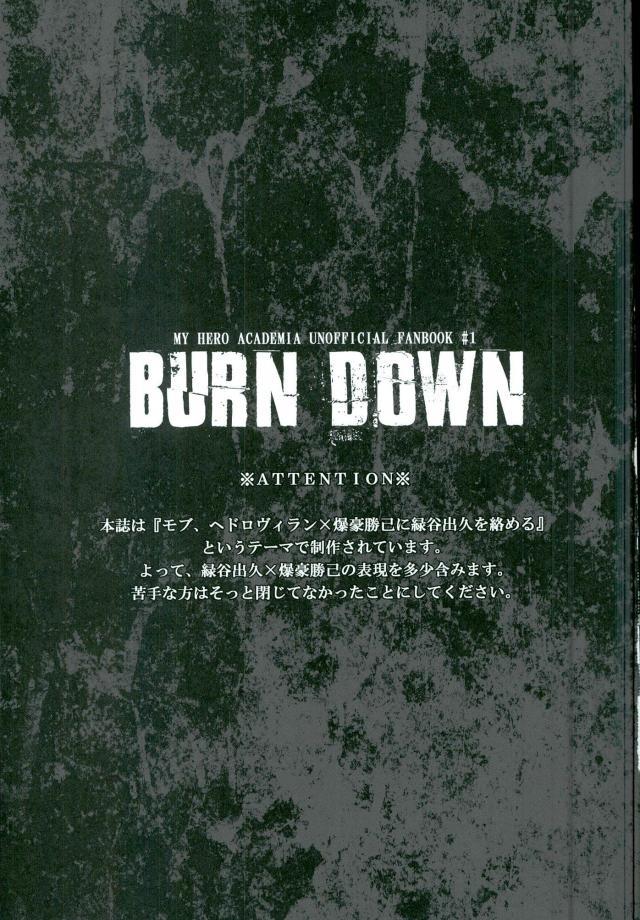 (半熟ヒーローライフWEST) [冷静ホルモン (蒼次郎、キコガミナタ)] BURN DOWN (僕のヒーローアカデミア)