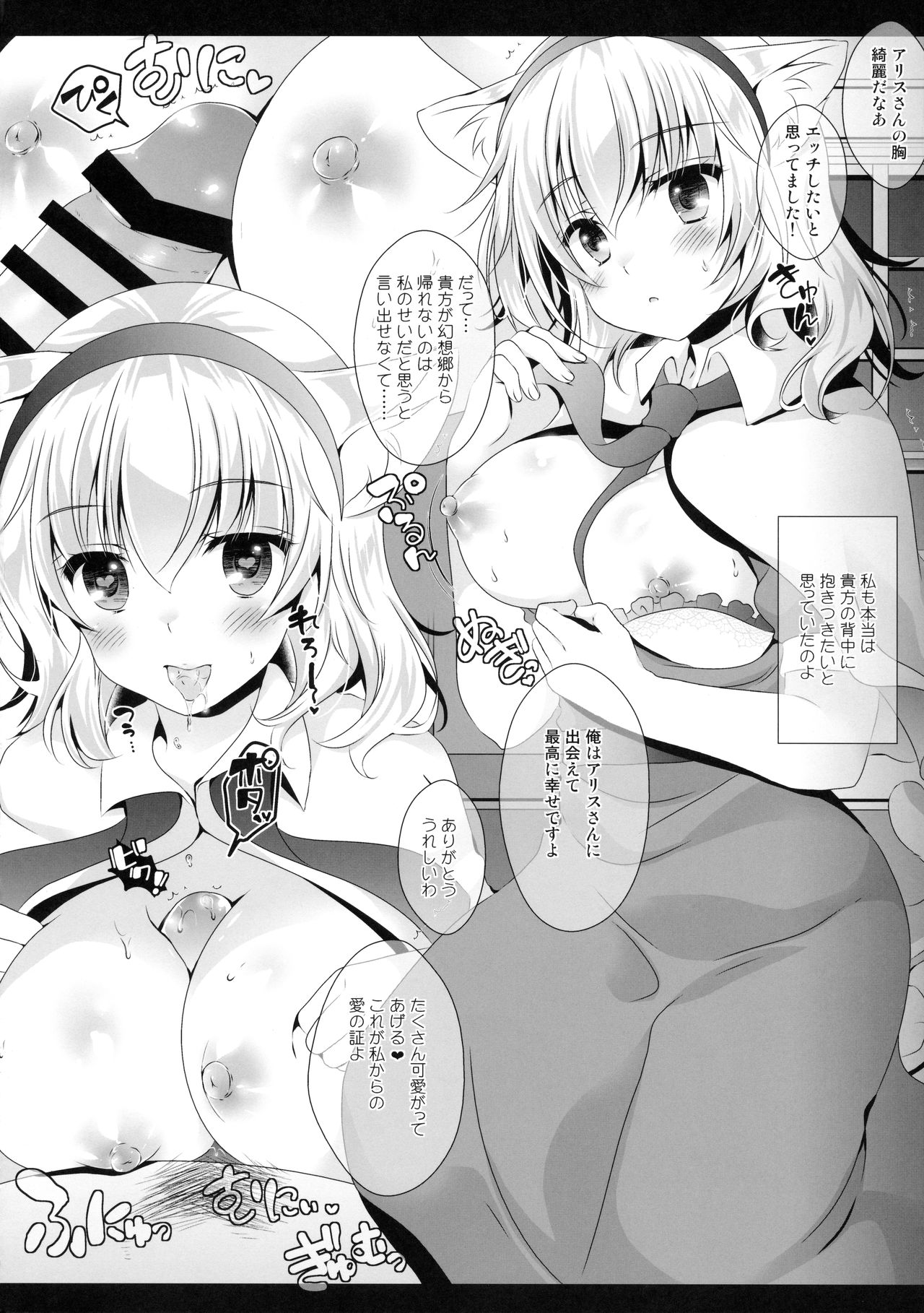 (紅楼夢12) [せとらん (イトウせと、タンノらん)] アリス・ワールド おもらしにゃんこ (東方Project)