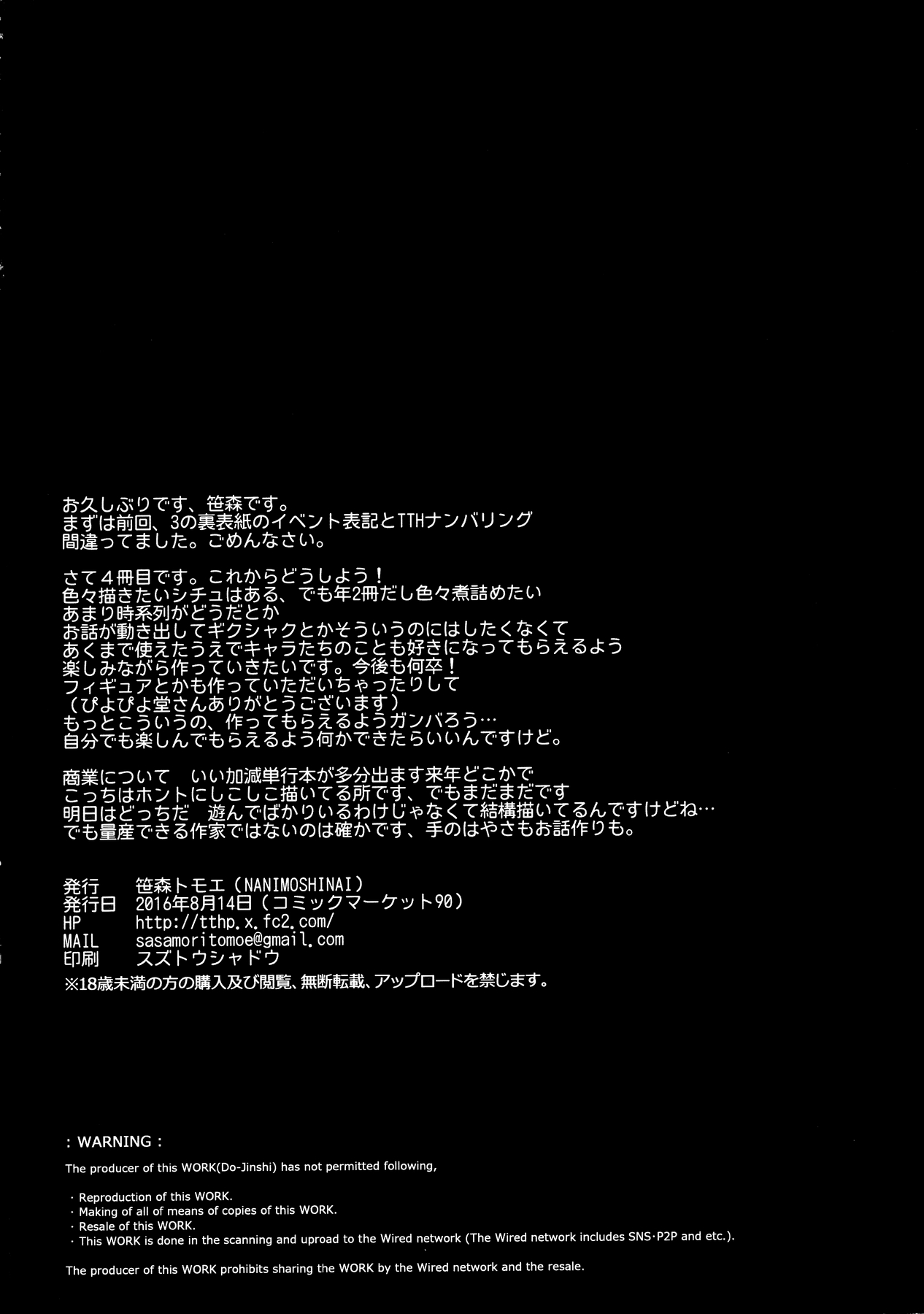 (C90) [NANIMOSHINAI (笹森トモエ)] サキュバステードライフ4