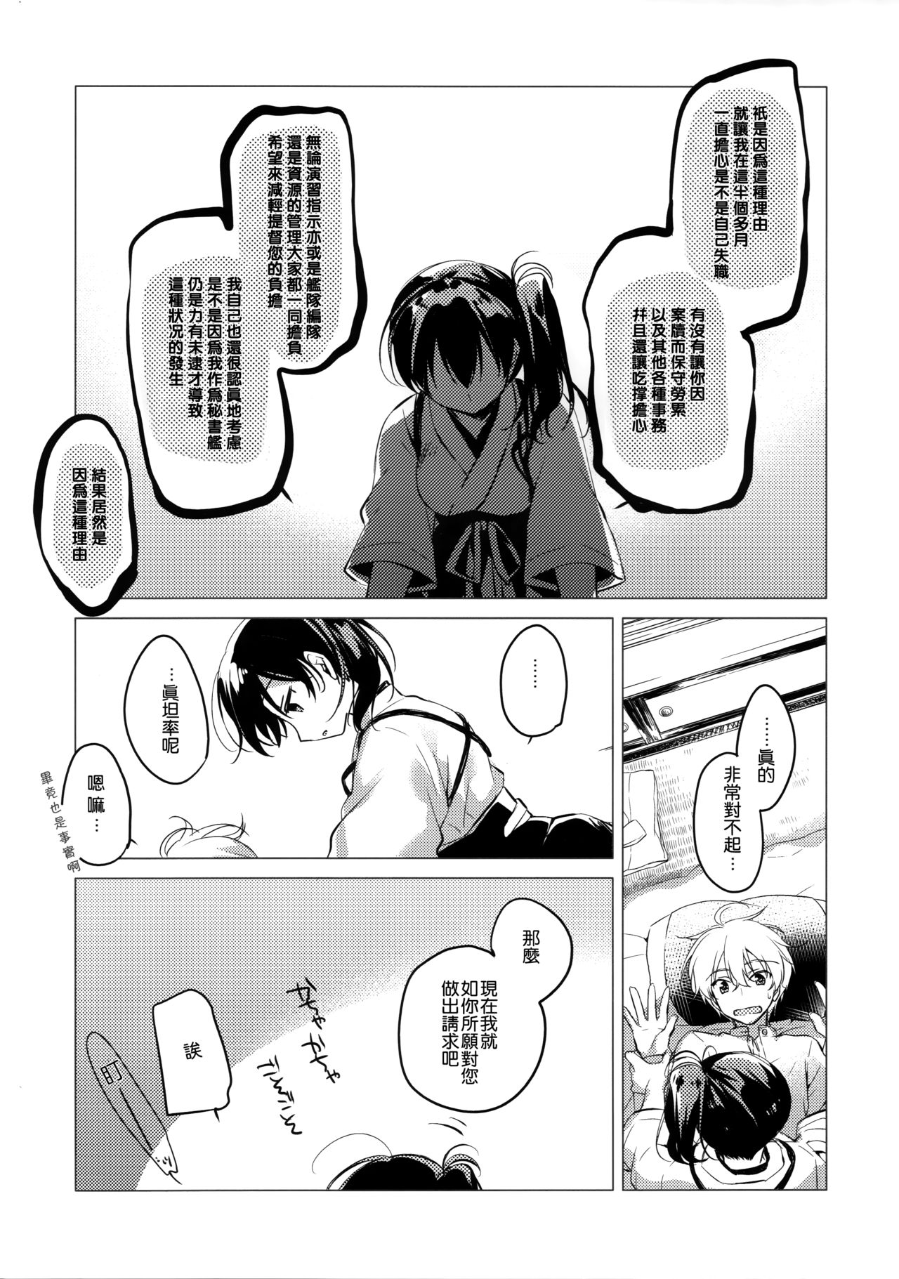 (COMIC1☆10) [FRAC (もとみやみつき)] 大概にしてほしいのだけど (艦隊これくしょん -艦これ-) [中国翻訳]