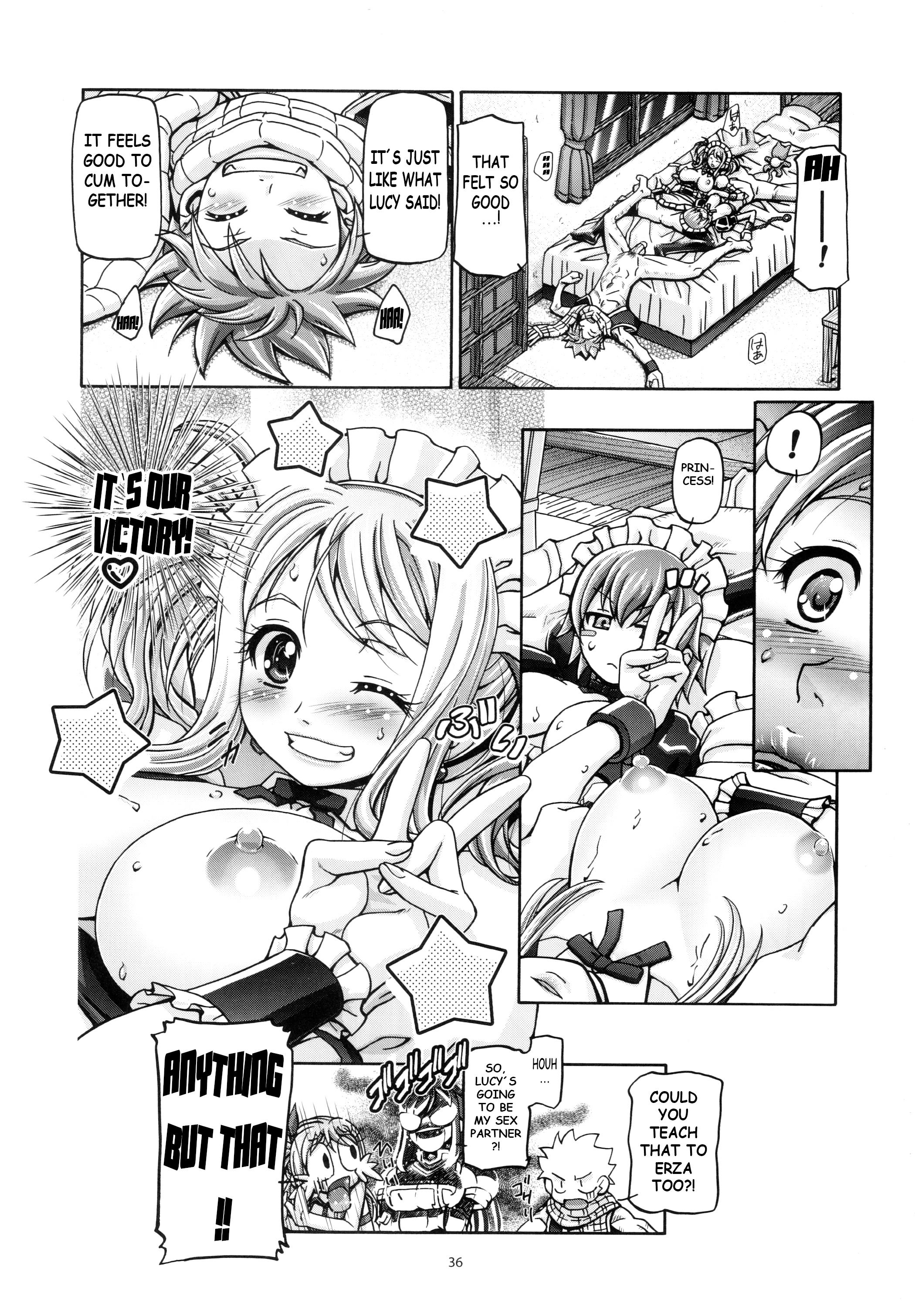 (COMIC1☆6) [ギャンブラー倶楽部 (香坂純)] ルーシィ&バルゴ大活躍!! (フェアリーテイル) [英訳] [無修正]