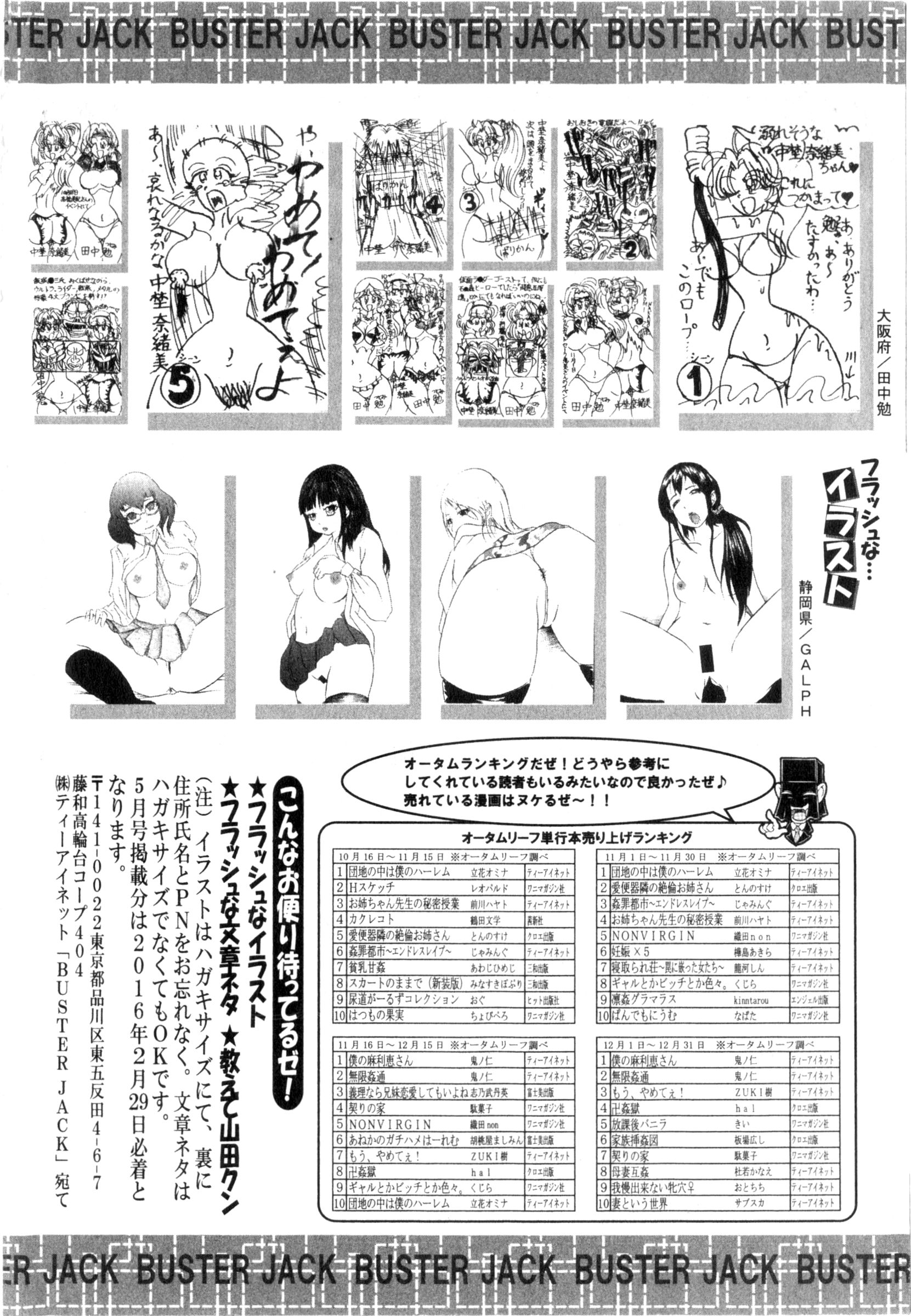 BUSTER COMIC 2016年3月号