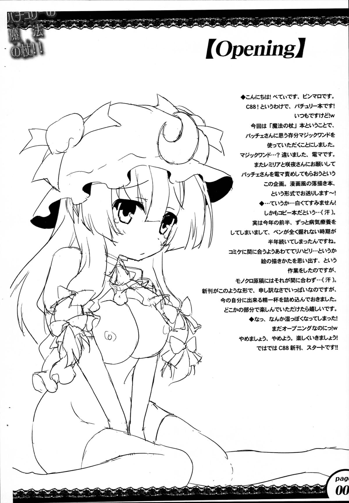 (C88) [ビンマロ (べてぃ)] パチュリーの魔法の杖 (東方Project)