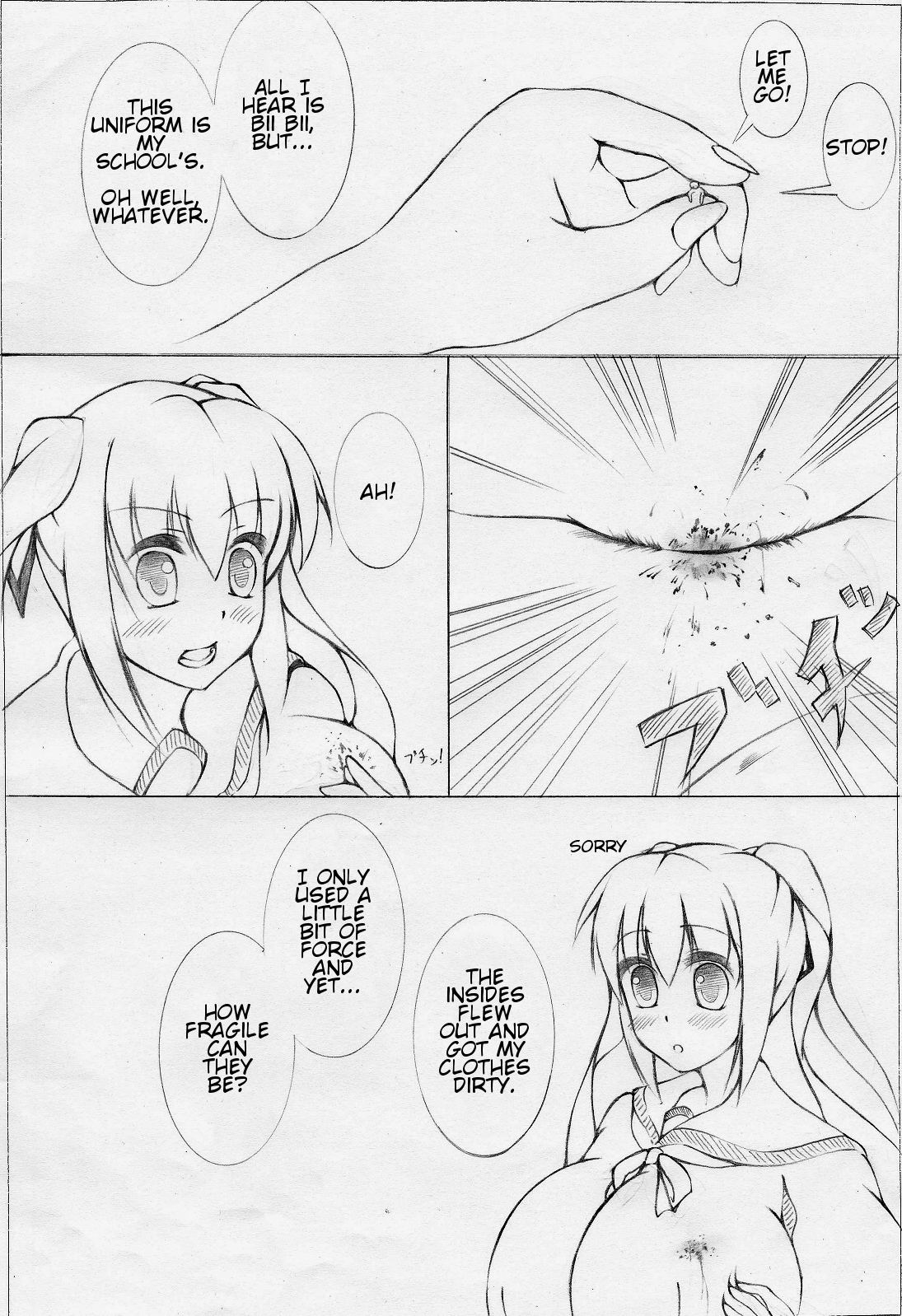 toka giantess (落書き漫画) [English]