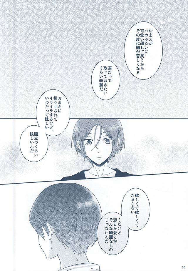 (Splash! 3) [NR (のら)] いとしいとしというこころ (Free!)