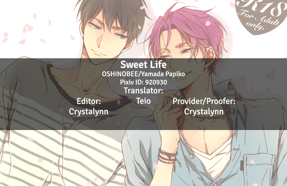 (C87) [オシノビー (山田パピコ)] Sweet Life (Free!) [英訳]