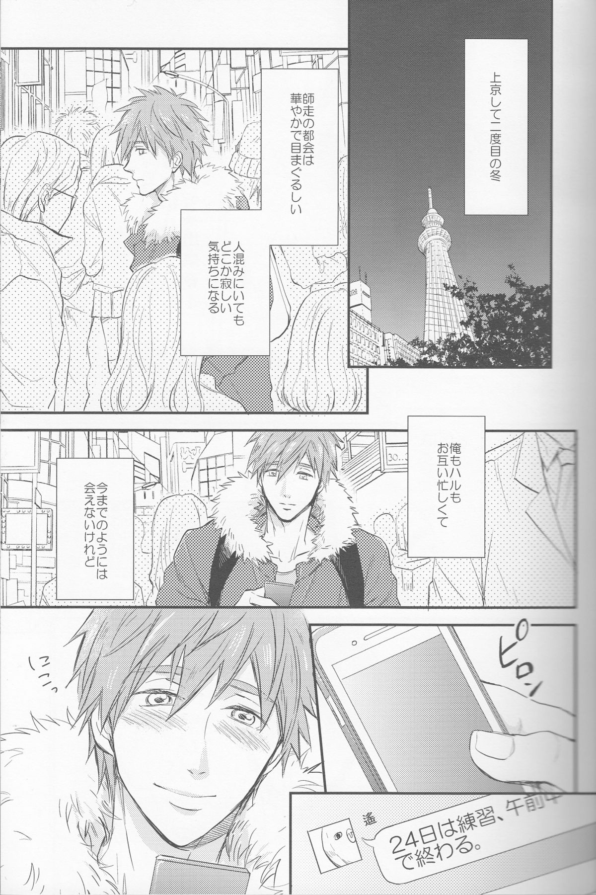 (C87) [肉食少年 (小桜しょう)] 聖なる夜はふたりで (Free!)