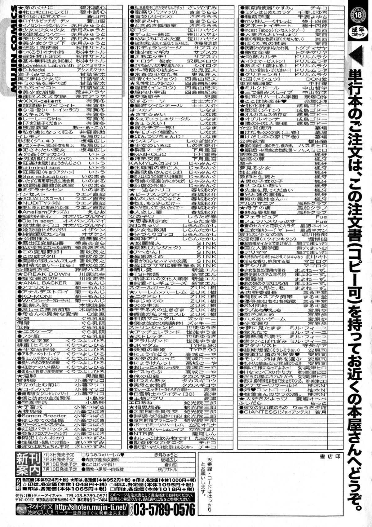 コミックミルフ 2015年8月号 Vol.25