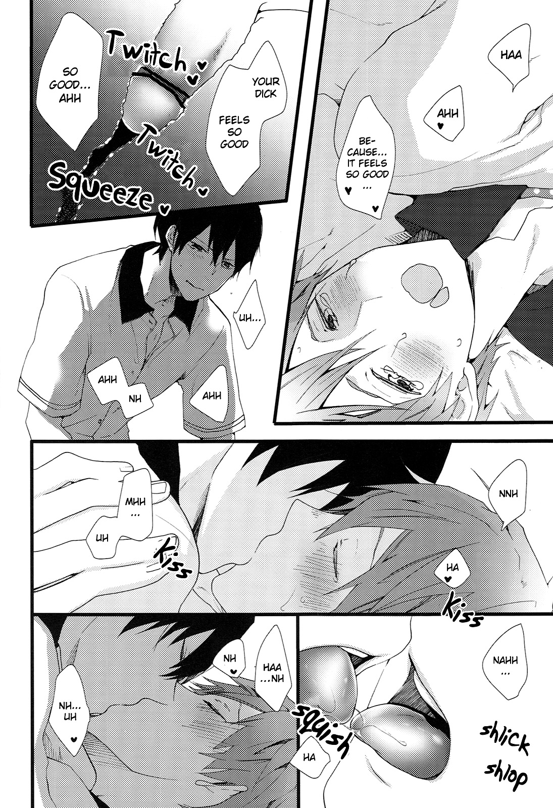 (恋愛自由形!entry2) [BALL:S (som)] おくちが悪いよハルカくん! (Free!) [英訳]