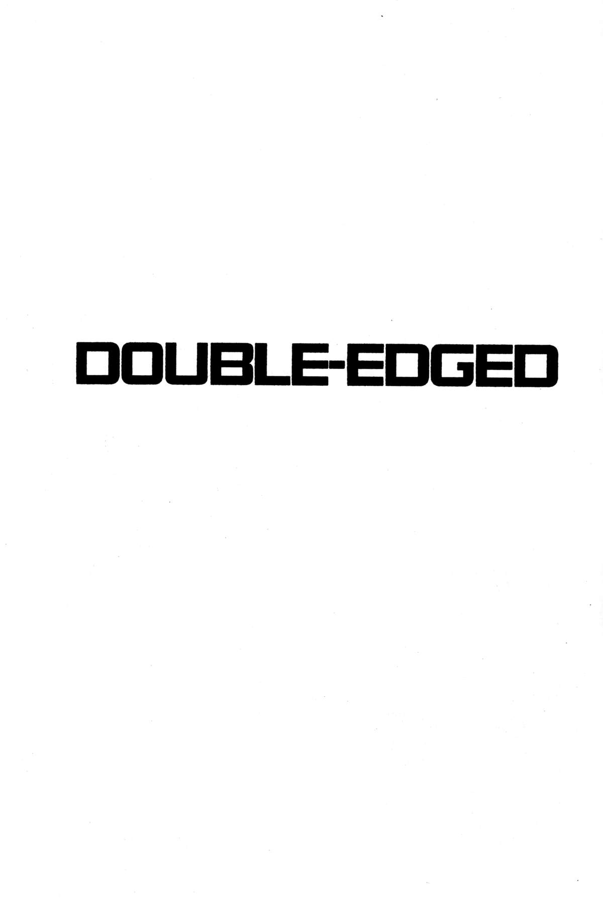 (C68) [UROBOROS (うたたねひろゆき)] DOUBLE-EDGED (ゾイドジェネシス)