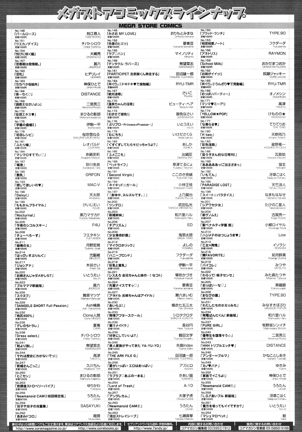 コミックメガストア 2012年11月号