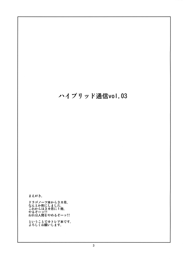 [ハイブリッド事務室] ハイブリッド通信増刊号vol.01 (よろず)