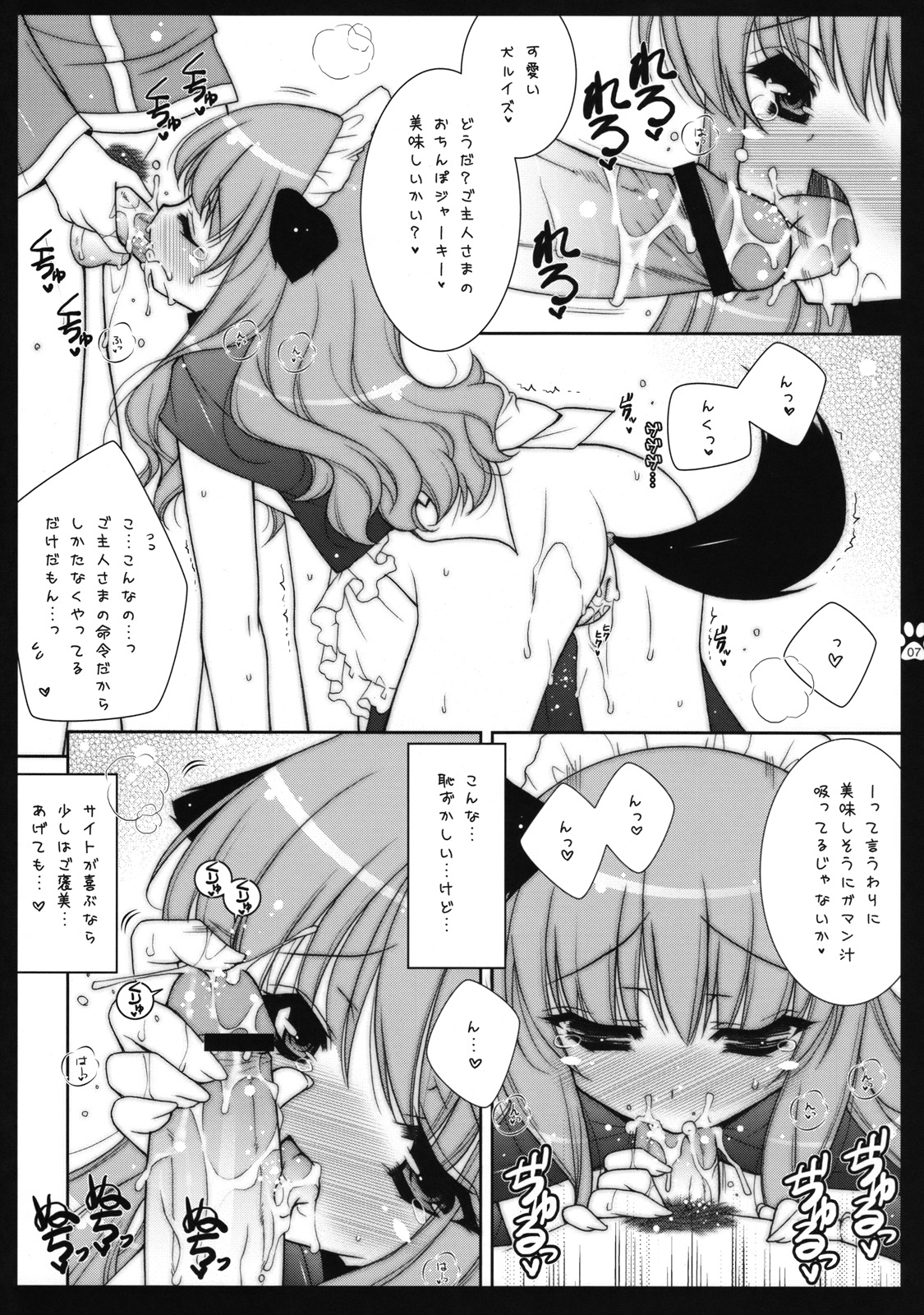 (C74) [しぐにゃん] ルイズめはご主人さまの犬です (ゼロの使い魔)