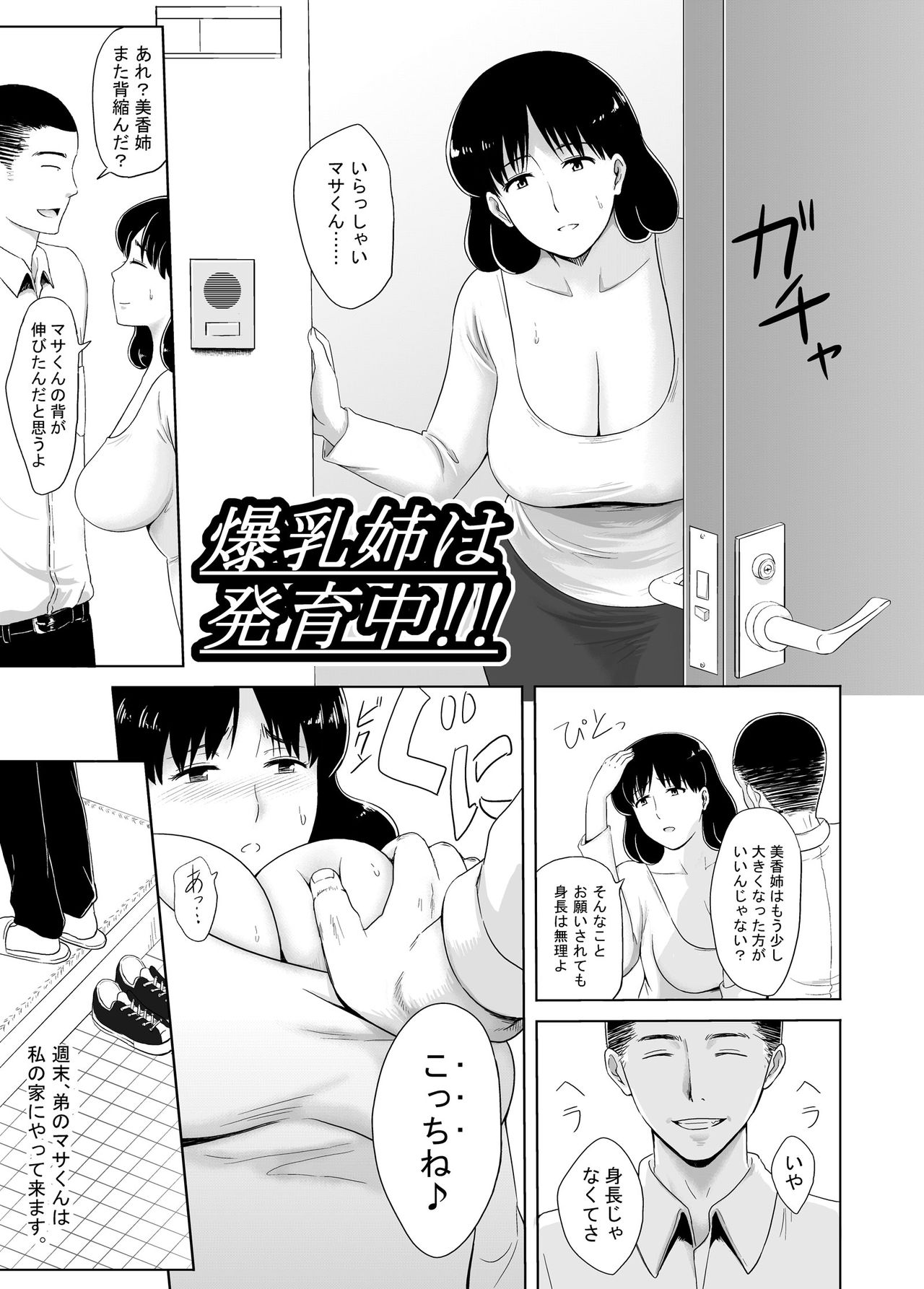 [ヴぁるかん濡] 爆乳姉は発育中!!