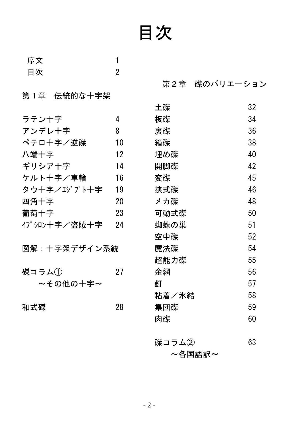 [さんかく同盟] encyclopedia of crucifixion