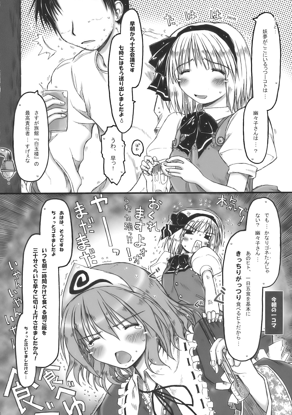 (COMIC1☆4) [暗黒暴走組 (アイヌマニア)] みょんな通い妻はいかがでしょう? (東方Project)