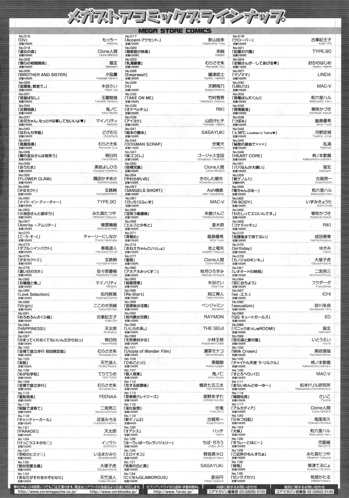 コミックメガストア 2010年2月号