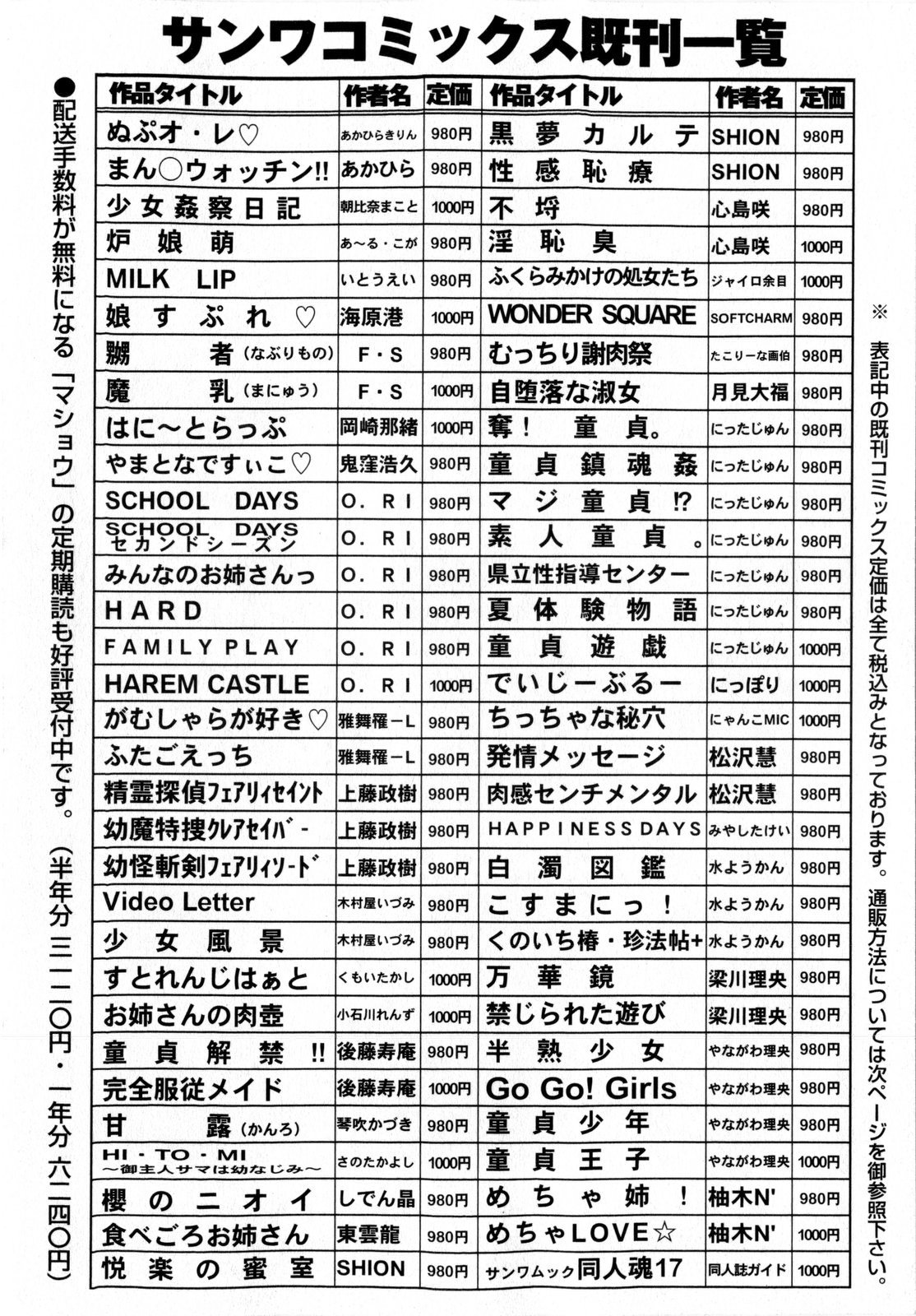 コミック・マショウ 2009年12月号