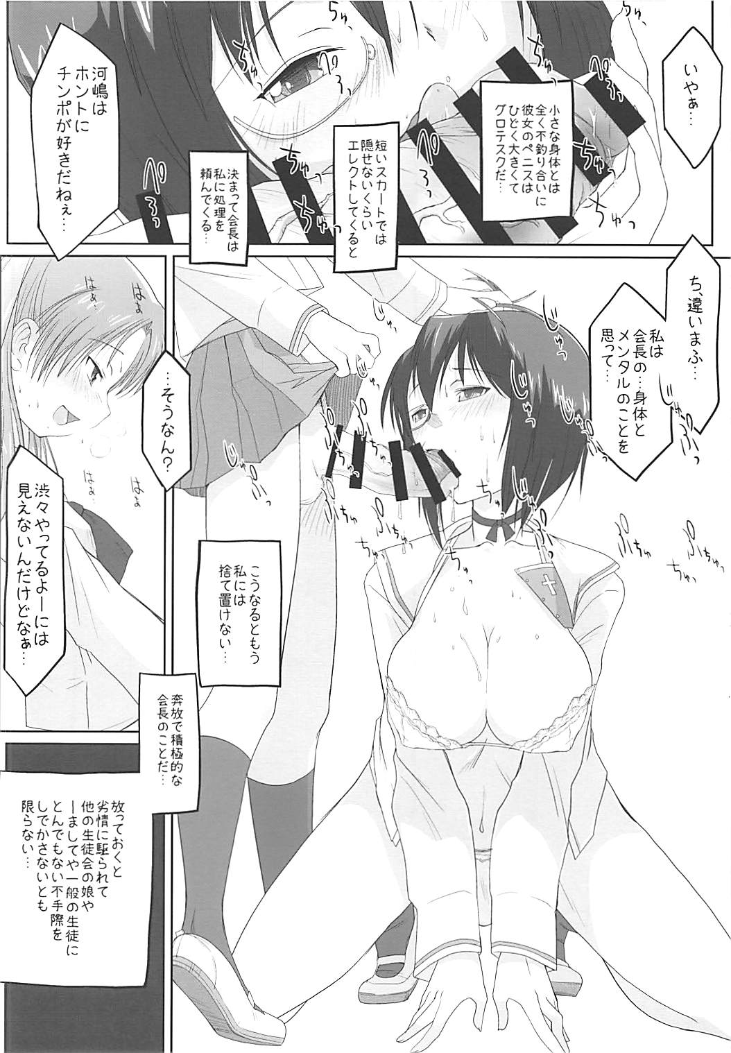 (ふたけっと14) [karappa (karappa)] 会長と私の秘密を少しだけお話しましょう。 (ガールズ&パンツァー)