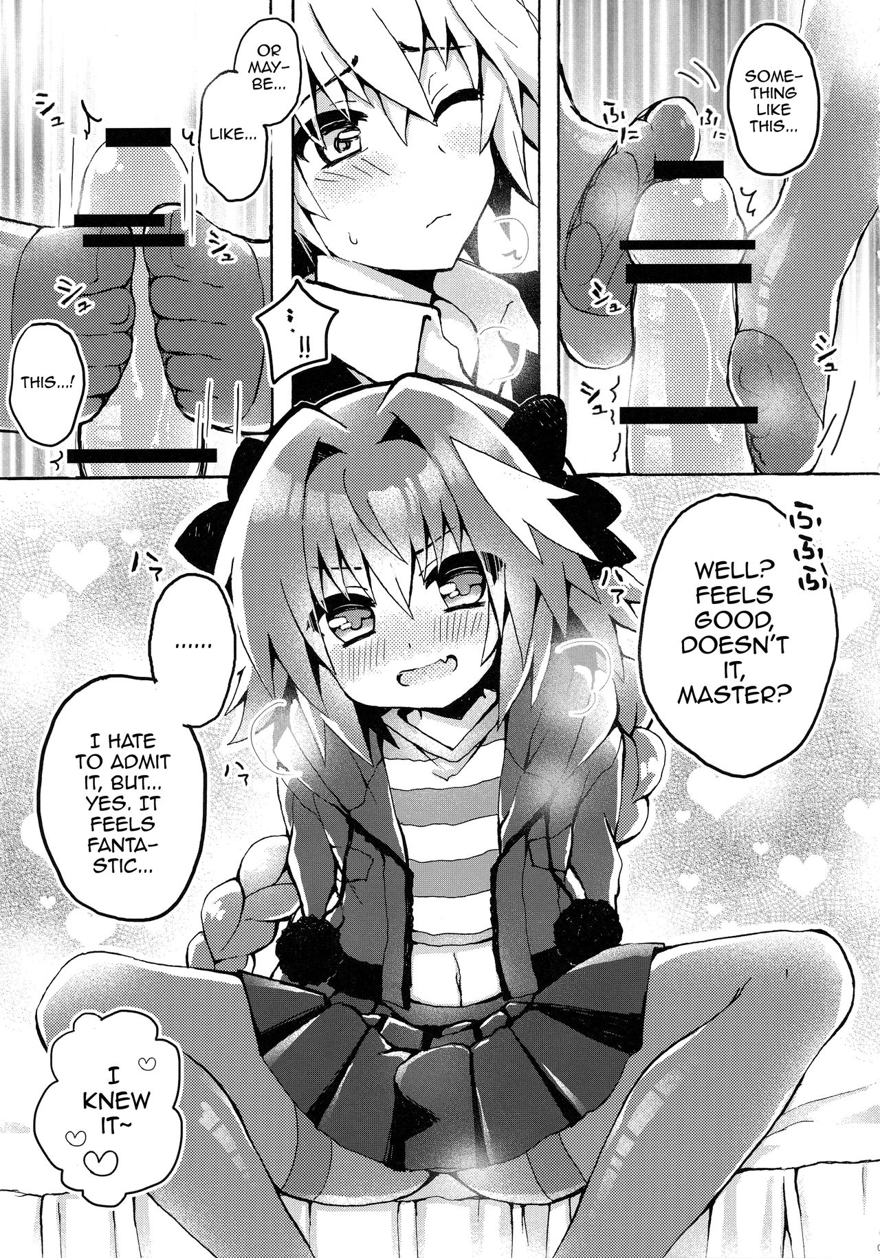 (COMIC1☆13) [cc (ちよんこ)] もーっとアストルフォくんとマスターがえっちするほん (Fate/Apocrypha) [英訳]