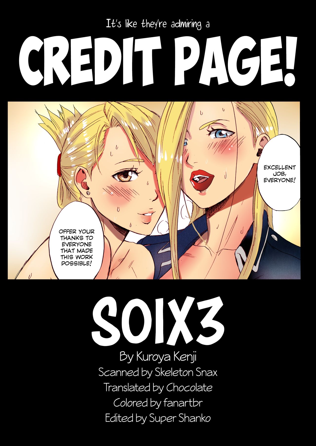 (C74) [R55共和国 (黒谷賢志)] SOIX 3 (鋼の錬金術師) [英訳] [カラー化]