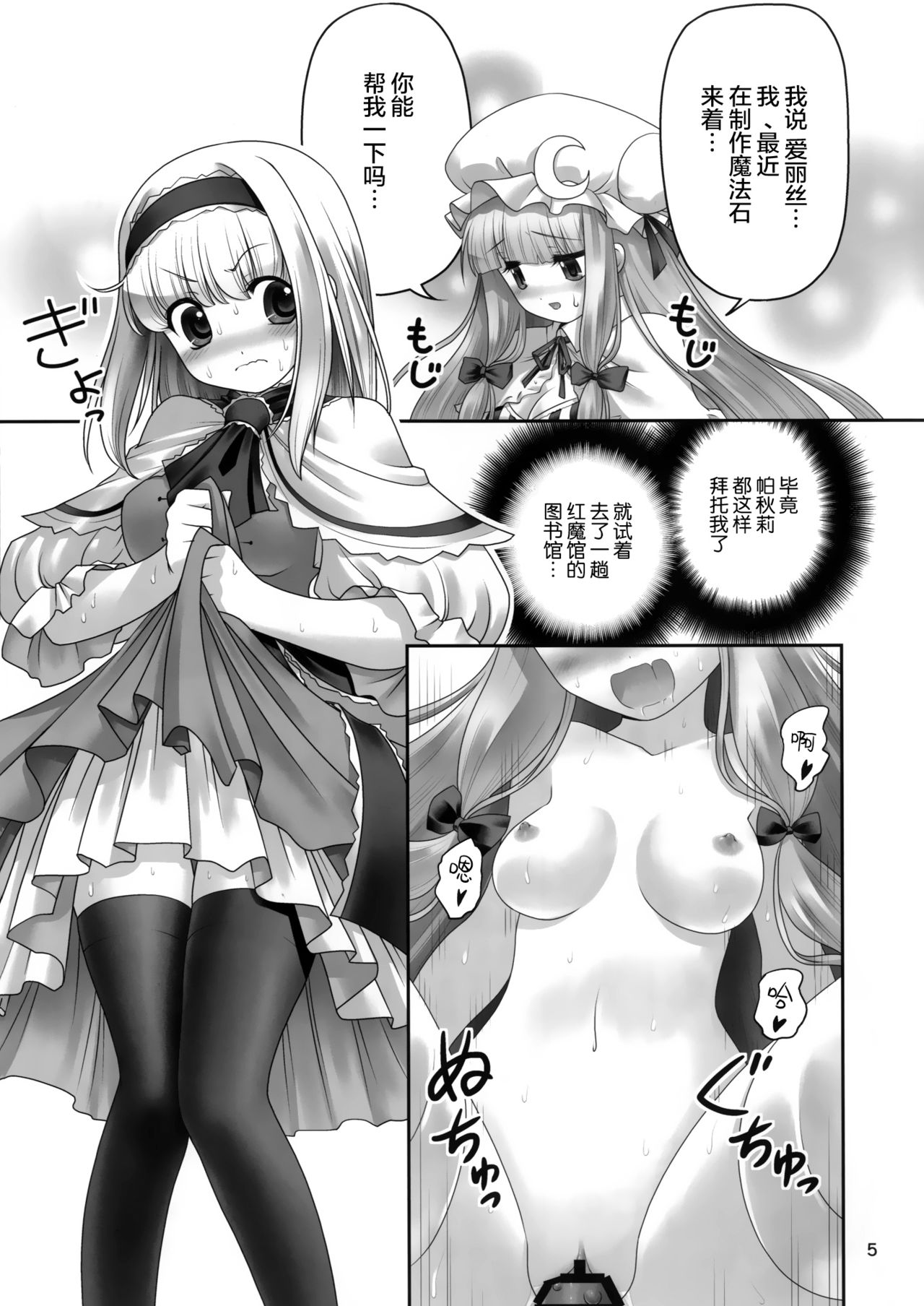 [世捨人な漫画描き (ともきとものり)] 少女と魔物と快楽と魔法石。 (東方Project) [中国翻訳] [DL版]