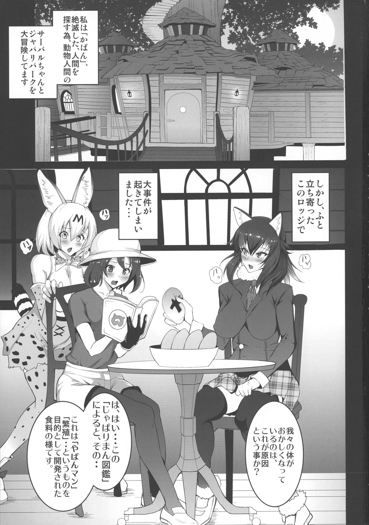 (ふたけっと13) [Circle Σ (泡盛一太朗)] やばんなフレンズ (けものフレンズ)