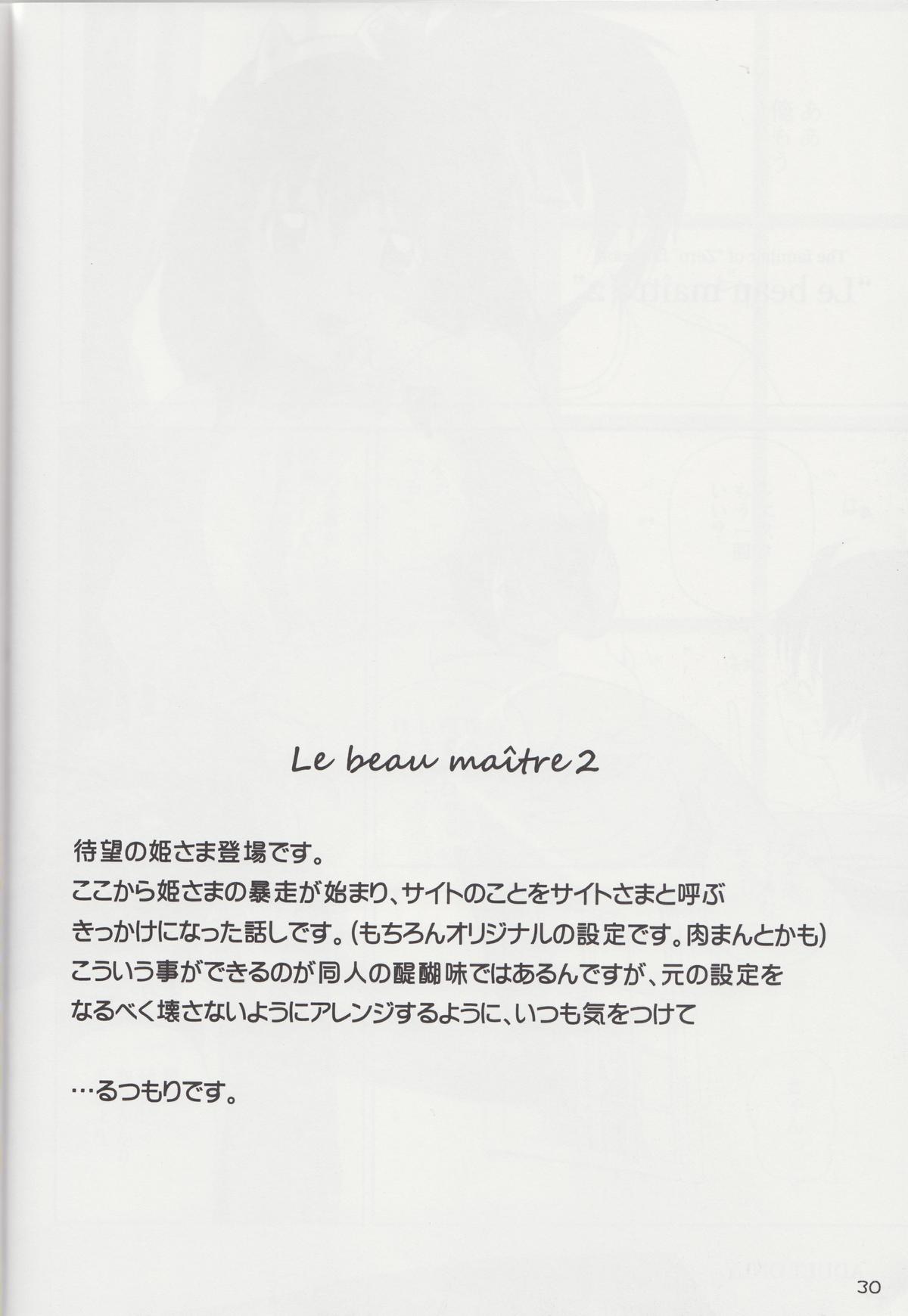(C78) [G-SCAN CORP. (佐藤茶菓子)] Le beau maître Omnibus (ゼロの使い魔)