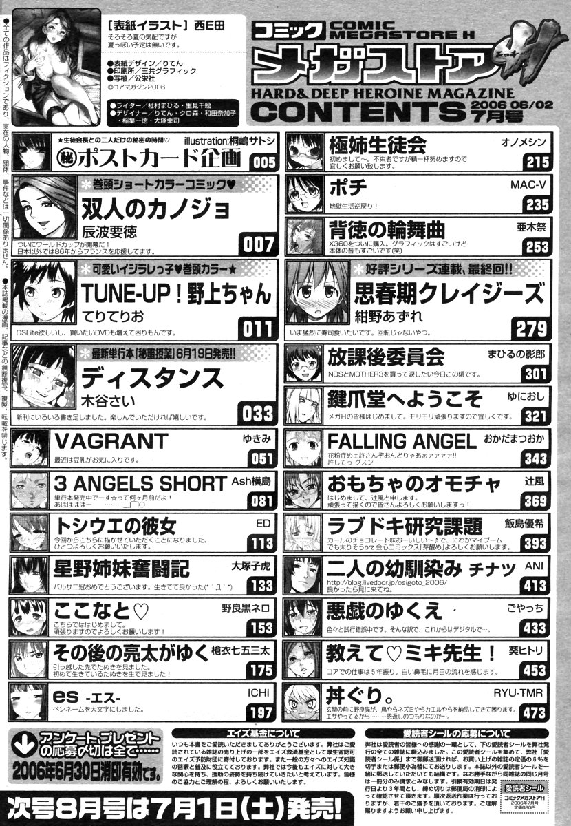 コミックメガストアH 2006年7月号