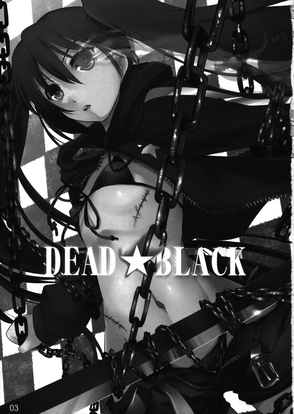 (C78) [しもやけ堂 (逢魔刻壱)] DEAD★BLACK (ブラック★ロックシューター) [中国翻訳]