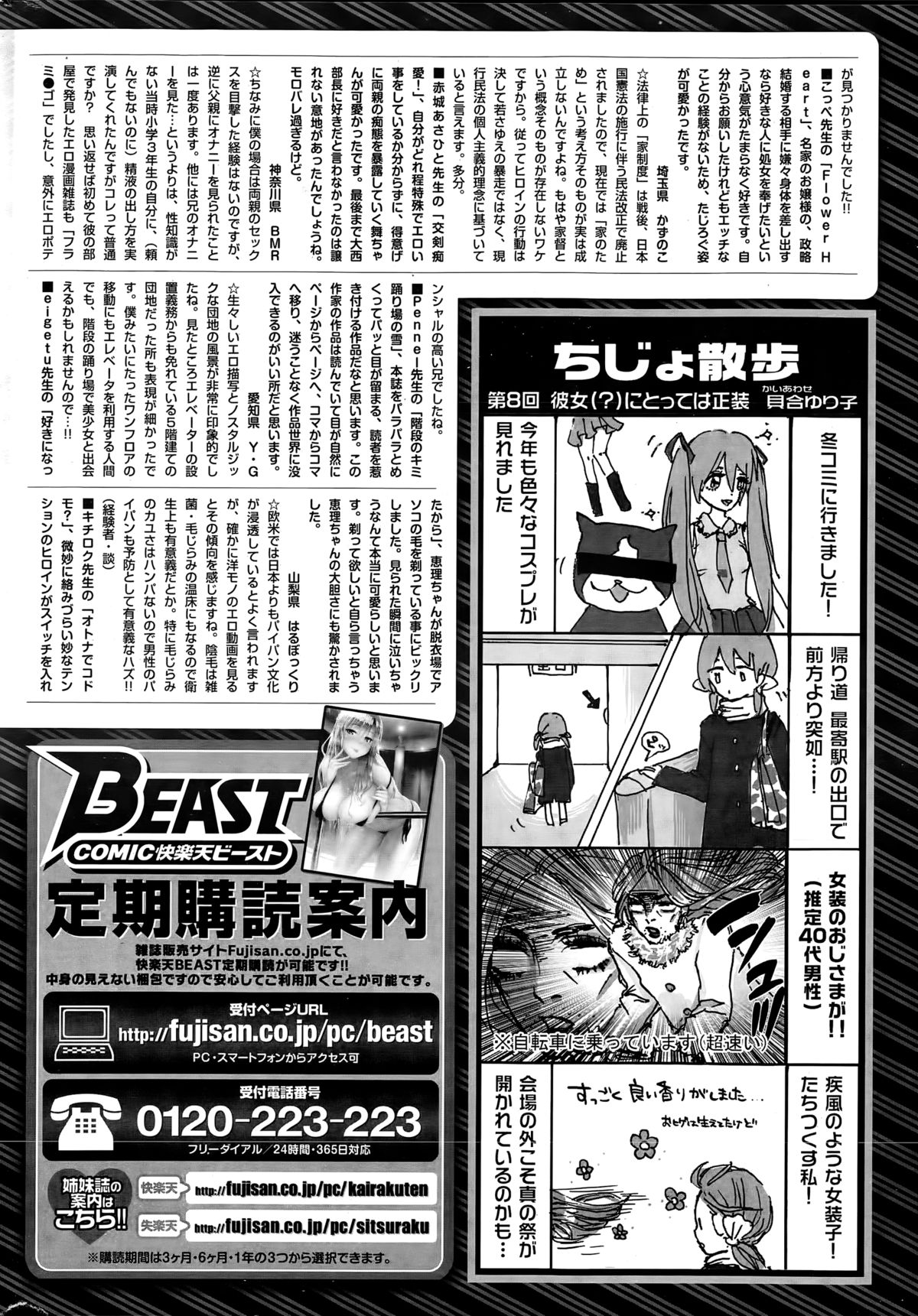 COMIC快楽天ビースト 2015年3月号