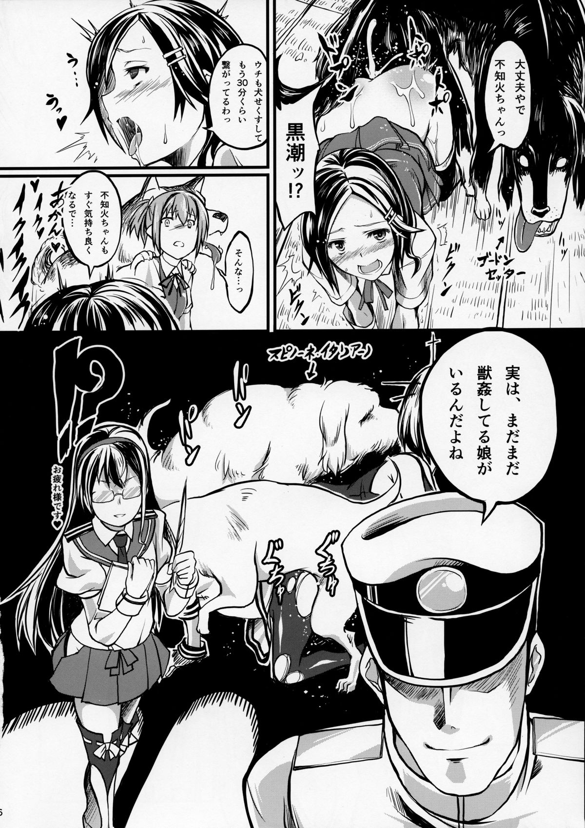 (サンクリ61) [漸速ライダー (天漸雅)] 獣姦これくしょん (艦隊これくしょん -艦これ-)