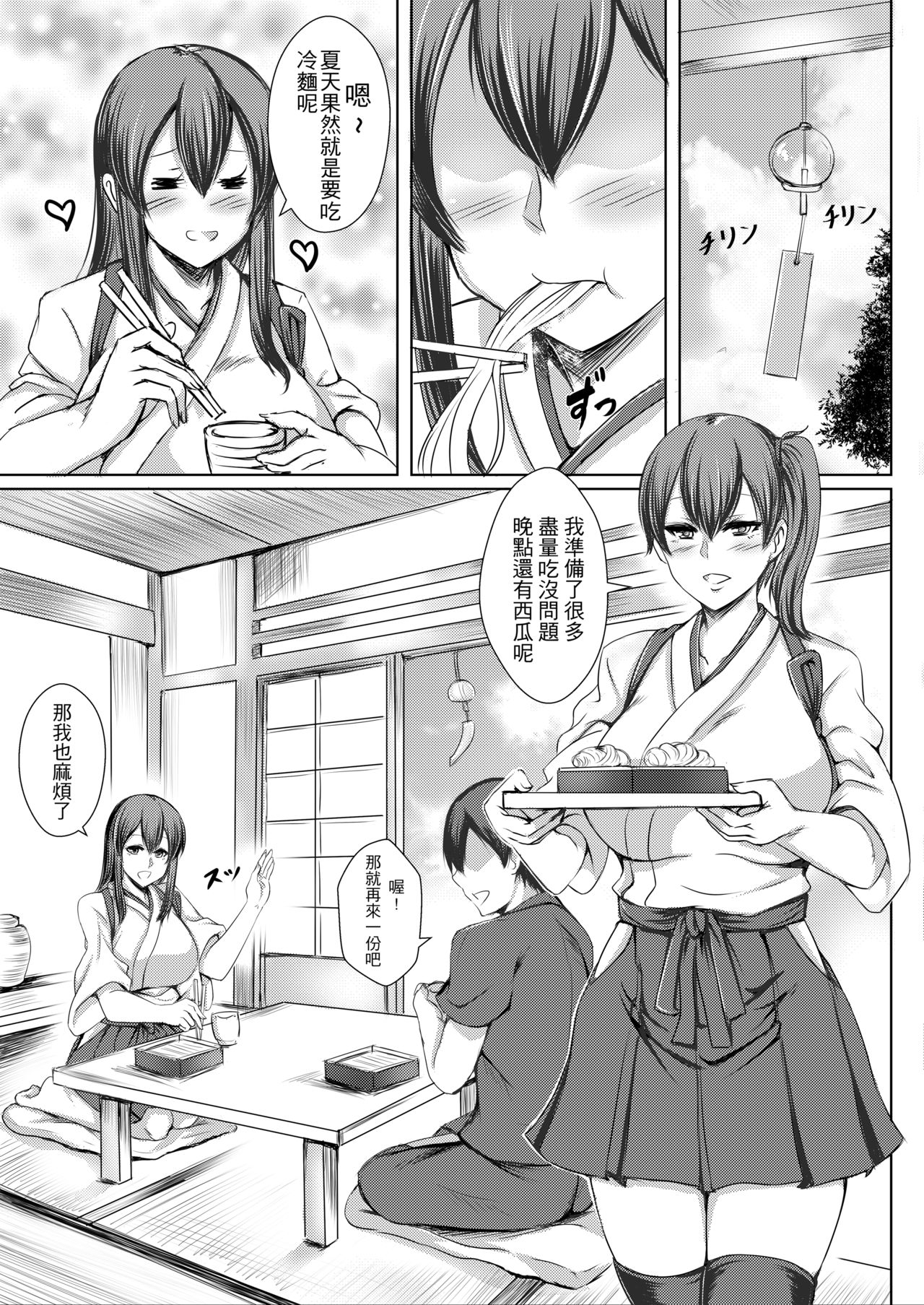 [稻羽茶屋 (卡希爾)] 正妻空母的新婚3 (艦隊これくしょん -艦これ-) [中国語] [DL版]