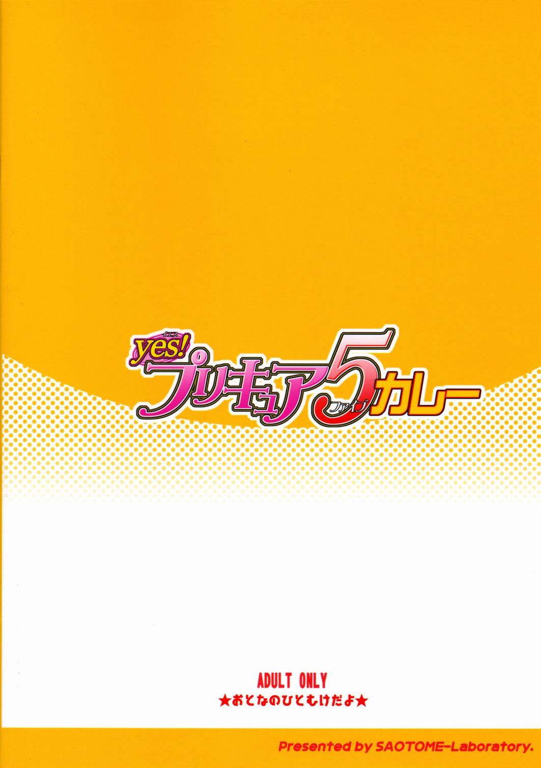 (C72) [早乙女けんきゅう所 (早乙女もんどのすけ)] Yes!プリキュア5カレー (Yes!プリキュア5)