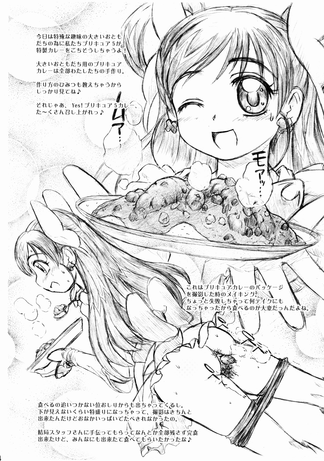 (C72) [早乙女けんきゅう所 (早乙女もんどのすけ)] Yes!プリキュア5カレー (Yes!プリキュア5)