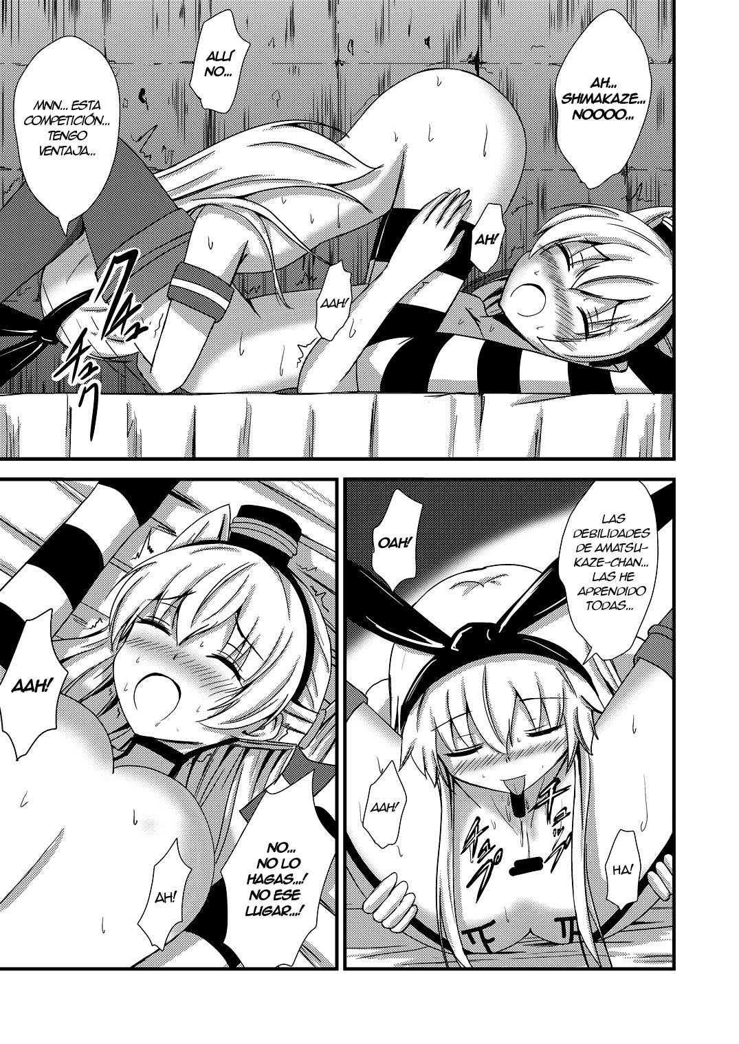 Kuubo Wo-Kyuu-chan no Shimakaze Yuri Dorei Choukyou〜3P Choukyou Hen〜