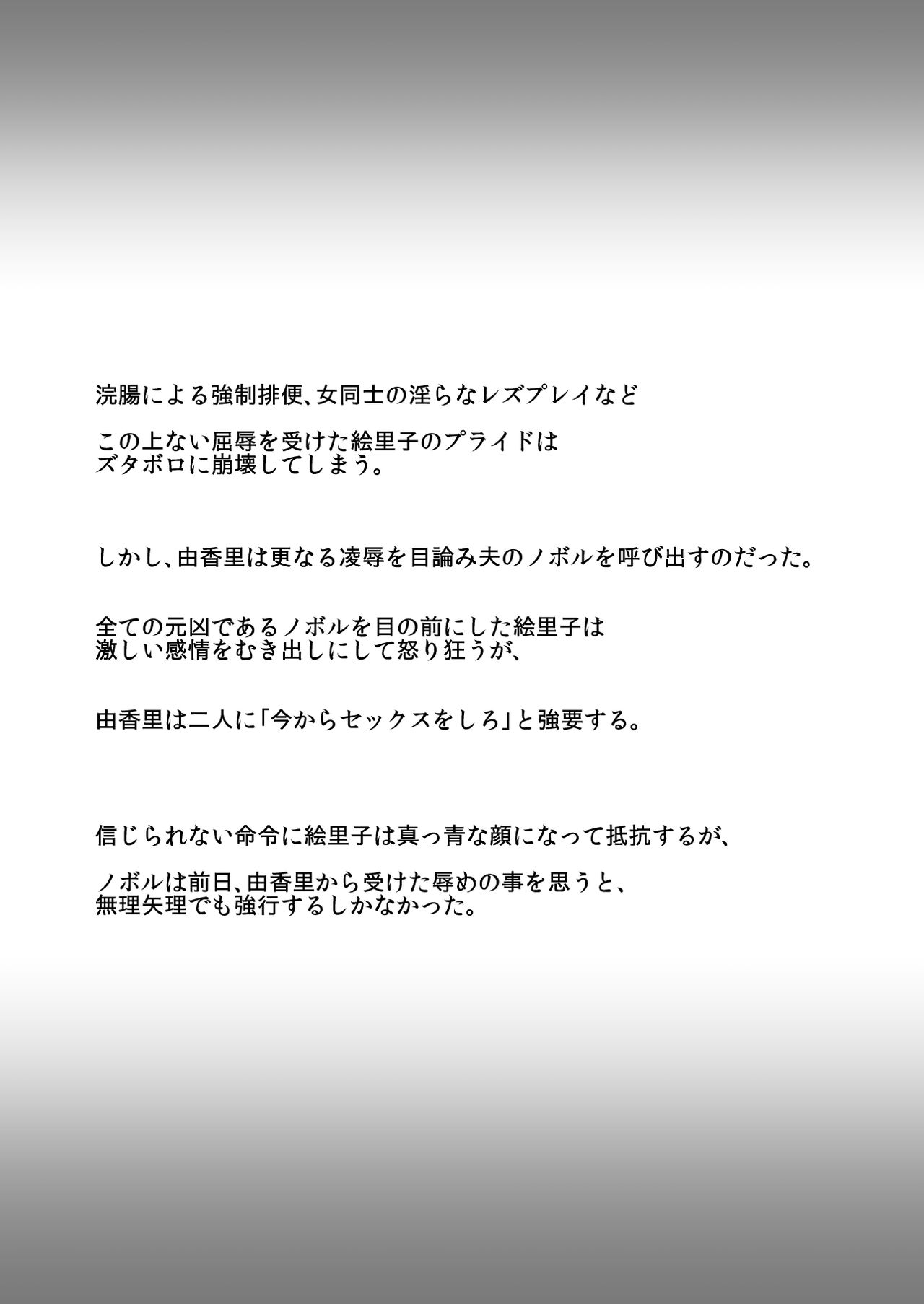 [女による女への陵辱] セレブ婦人達への復讐○辱 ～不倫の代償を浣腸で償わされた女達～