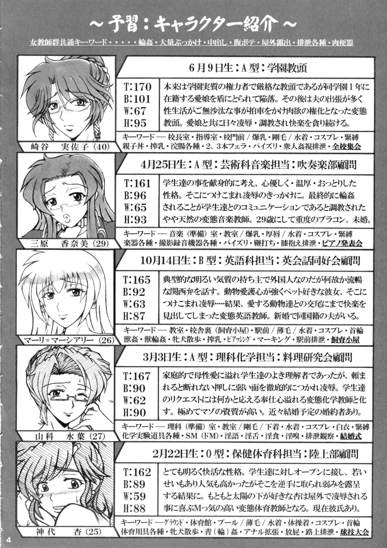 [Re-BI堂 (津宮伽月)] 女教師群凌辱艶痴態 I season [2007年11月11日]