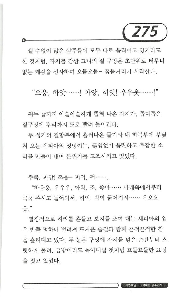 최면게임 - 타락하는 공주기사